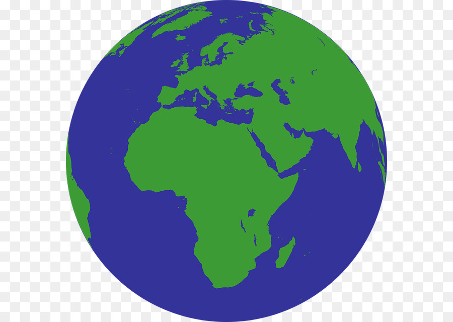 Globus Erde, Schwarz und weiß-clipart - Globus