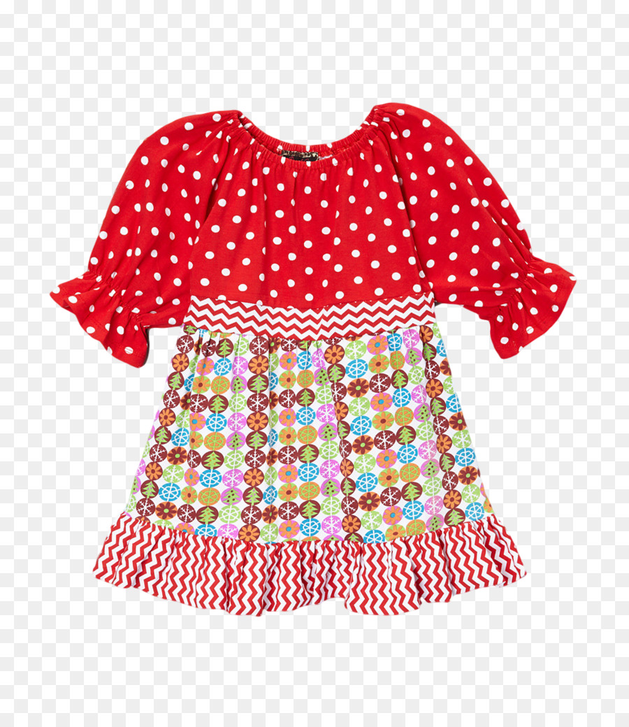 Polka dot Slip-Kleid-Kleidung mit Rüschen - Kleid