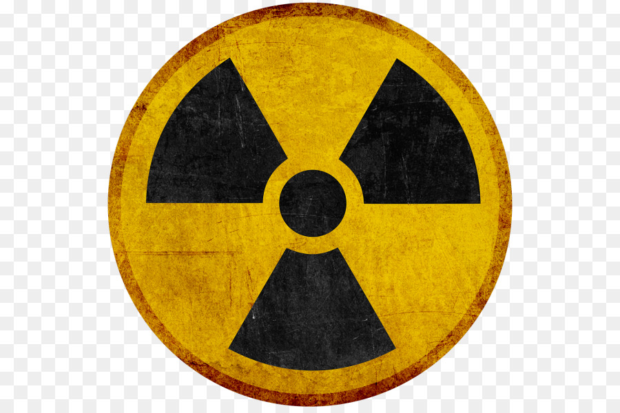 Decadimento radioattivo radiazioni Ionizzanti Trifoglio simbolo di Pericolo - simbolo