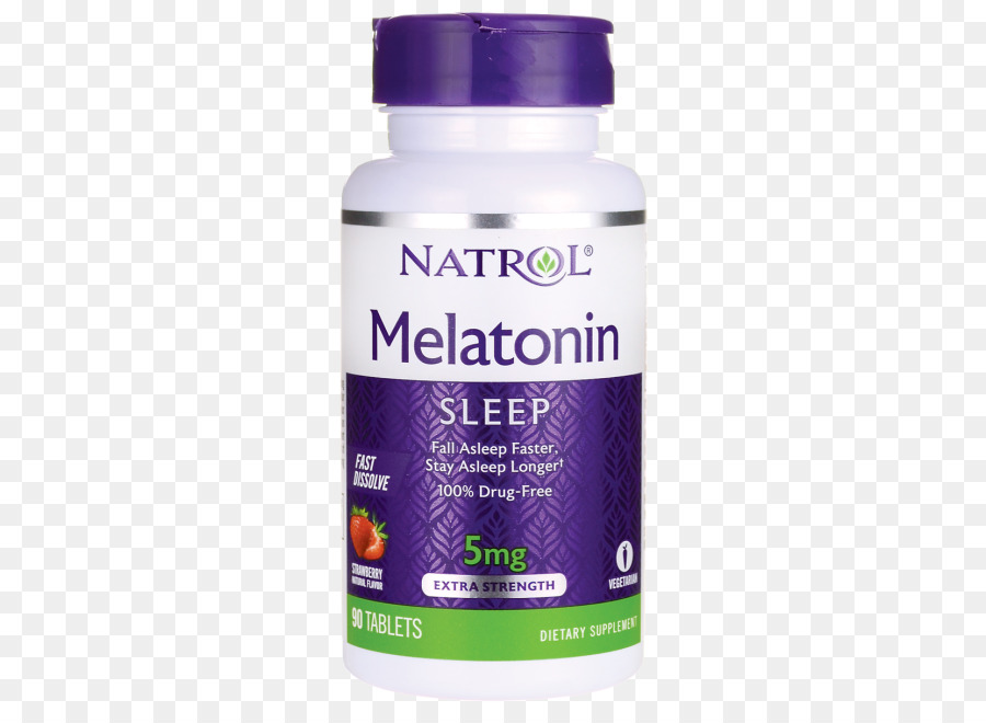 Nahrungsergänzung Melatonin Natrol Schlaf-Tablet - auflösen