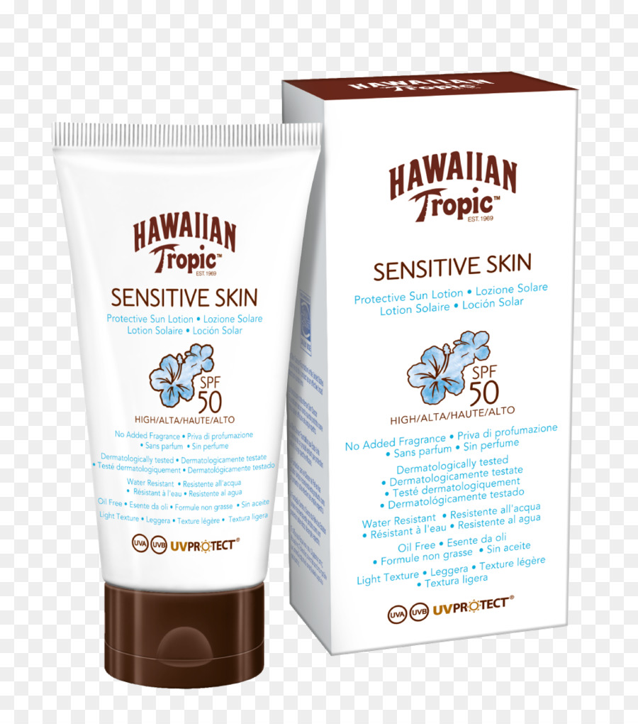 Sunscreen Lotion lichtschutzfaktor Hawaiian Tropic Skin - Gesicht
