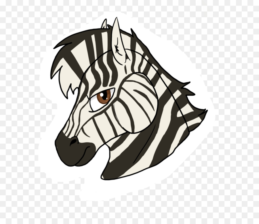 Zebra-Pferd Mähne Clip-art - Zebra
