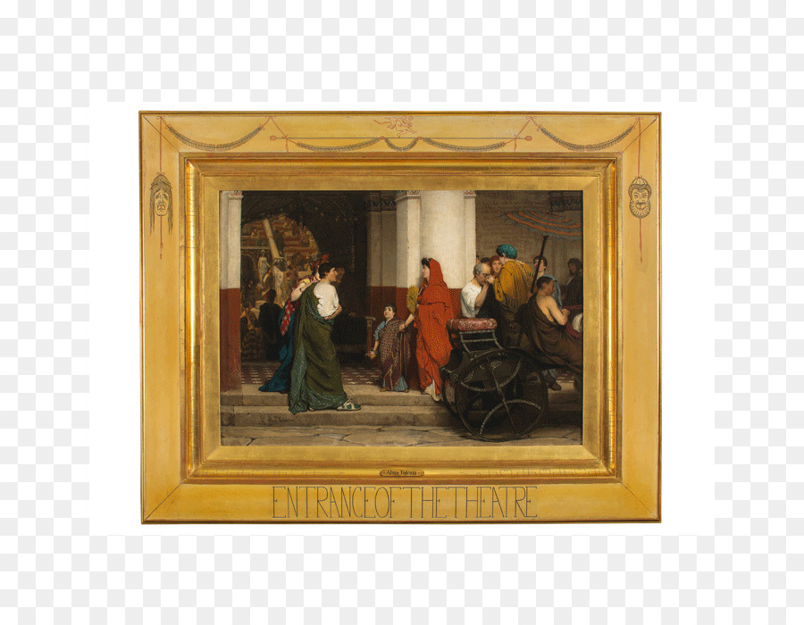 Pommes-Frites-Museum Eingang zu einem römischen Theater-Lawrence Alma-Tadema: Zu Hause in der Antike Die Suche nach Moses-Malerei - Malerei