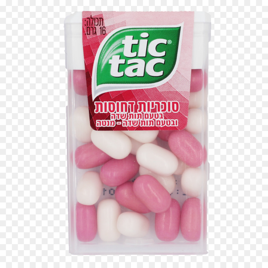 Tic-Tac-Bonbons-Minze-Mentha spicata Erdbeere - Süßigkeiten