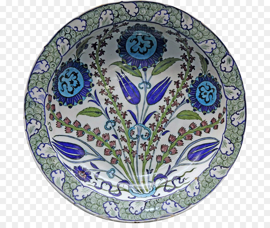 Iznik ceramica Piastra di ceramica Islamica - piastra