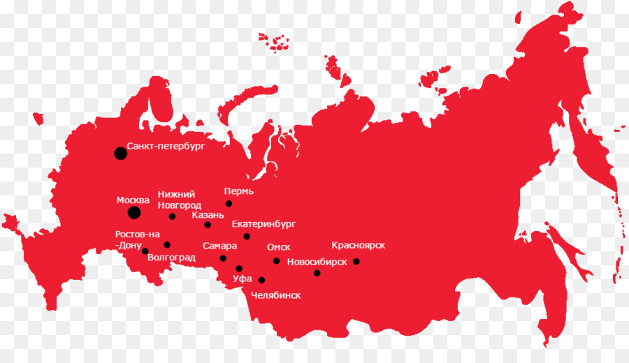 Russia mappa Vuota - Russia