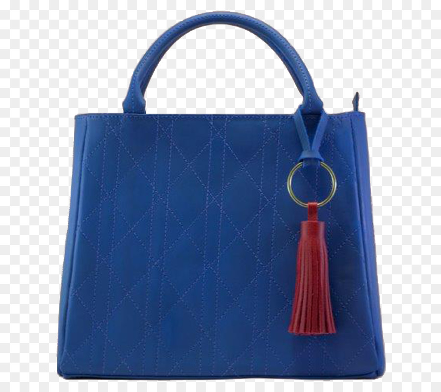 Tote bag Leder Handtasche Cobalt blue Messenger Bags - Tasche