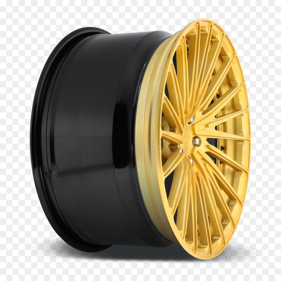 Cerchio ruota in lega di Forgiatura Pneumatico - spazzolato oro