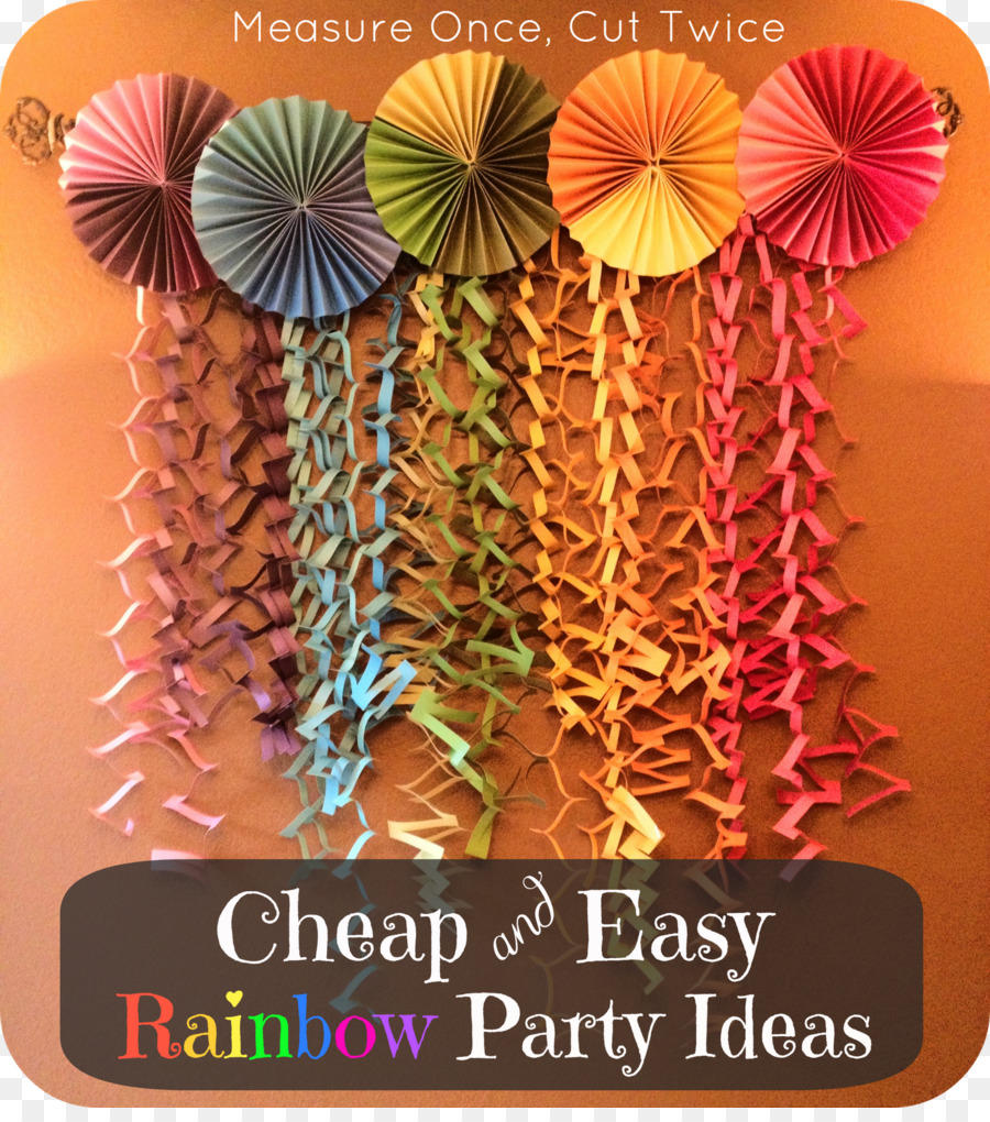 Rainbow party Geburtstag Party favor Papier - Partei