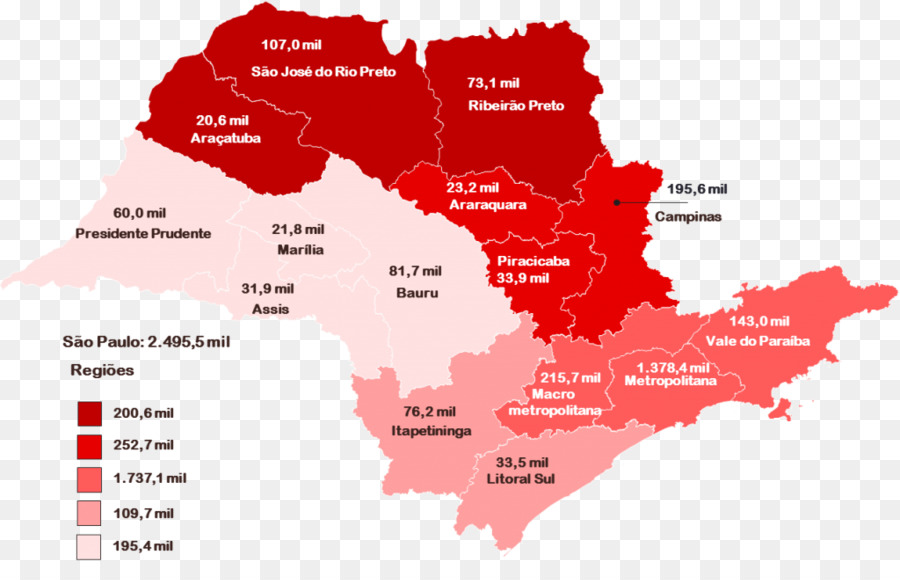 São Paulo Karte Araraquara - Sao Paulo