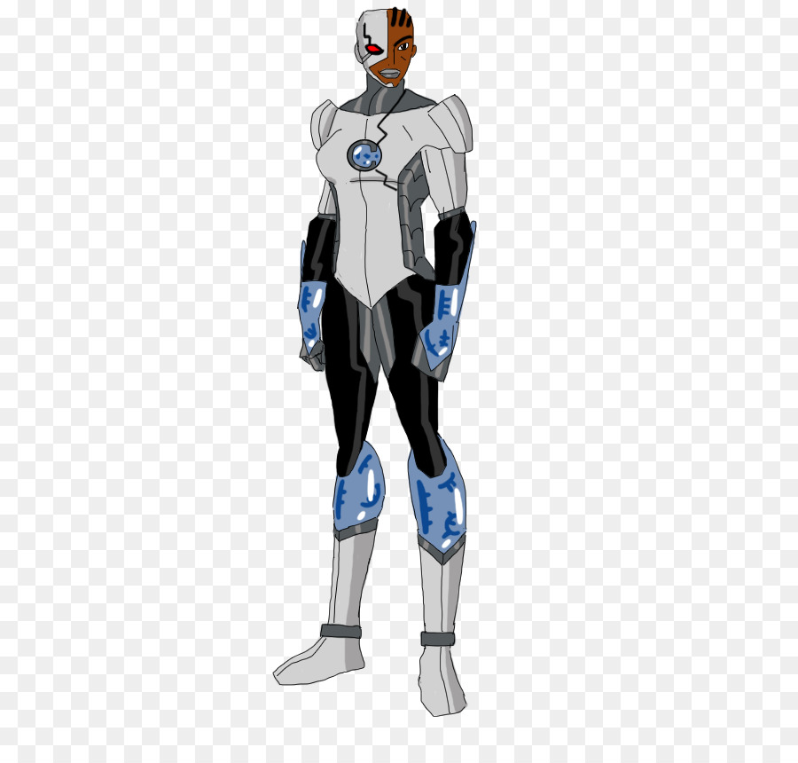 Kostüm-design-Homo sapiens Cartoon-Superhelden - Teen Titan Cyborg