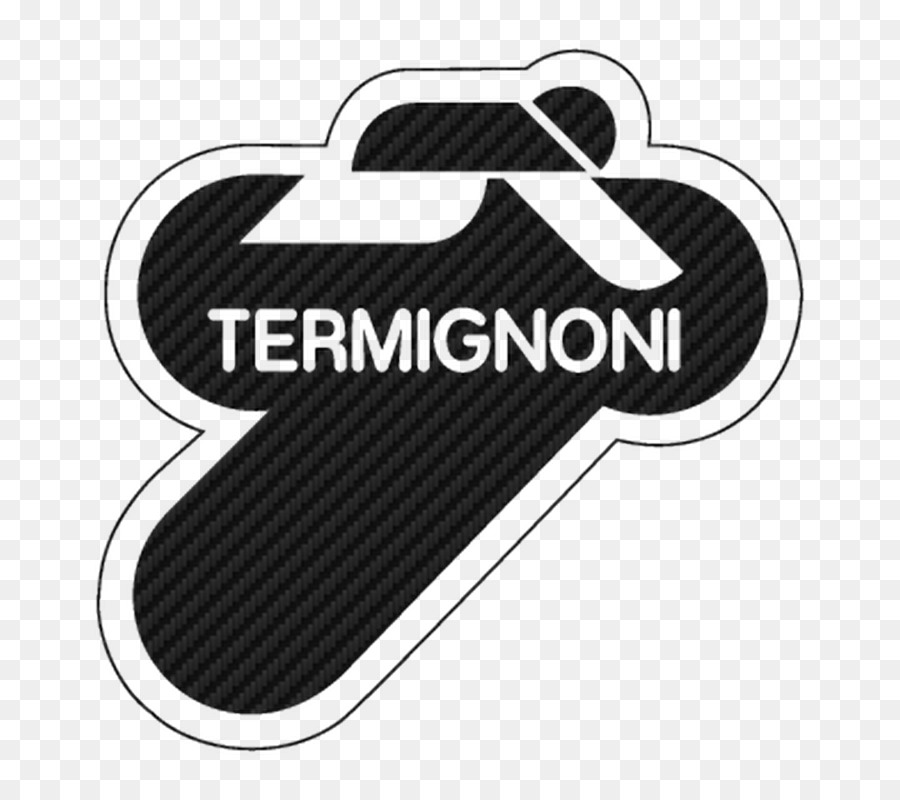 Auspuffanlage Termignoni Logo Aufkleber - Carbon