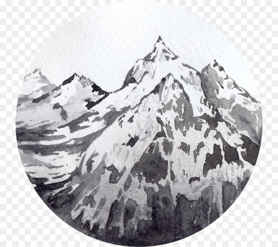 Papier Aquarell Malerei Berg Visitenkarten von Zazzle - Berg