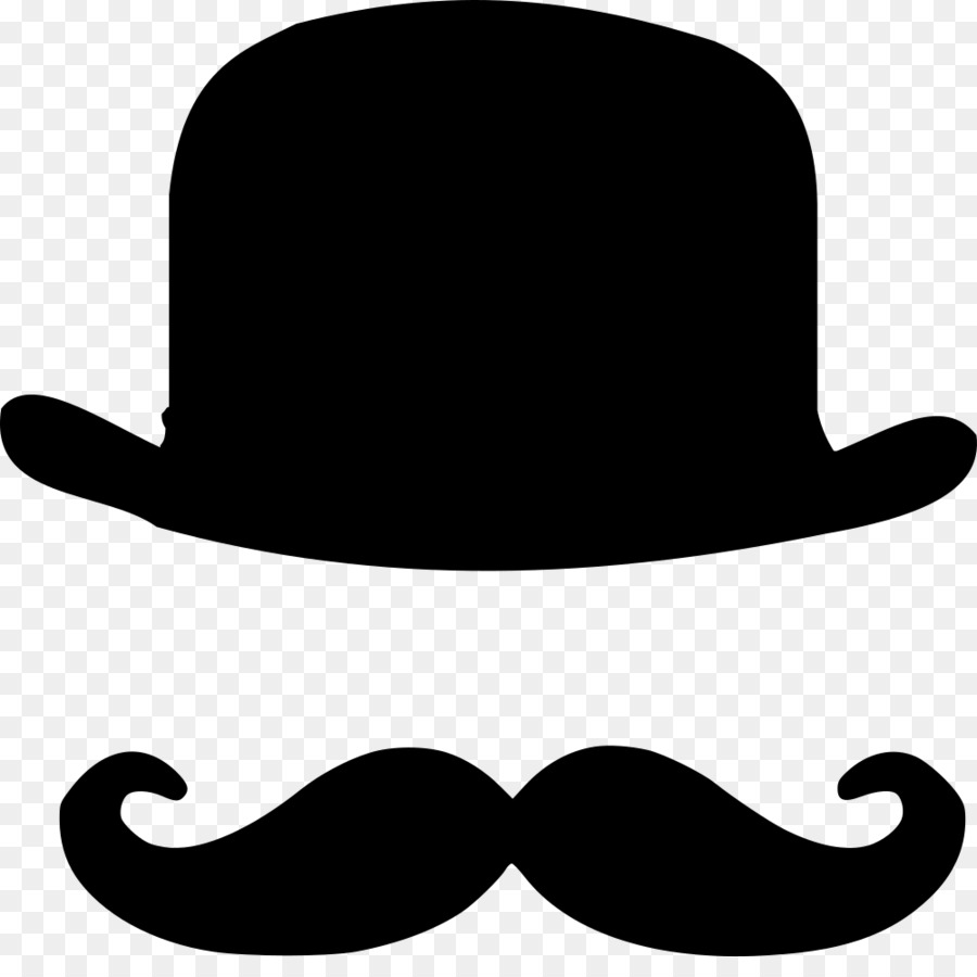 T shirt Moustache Bowler hat Hut - Kentucky derby Hut