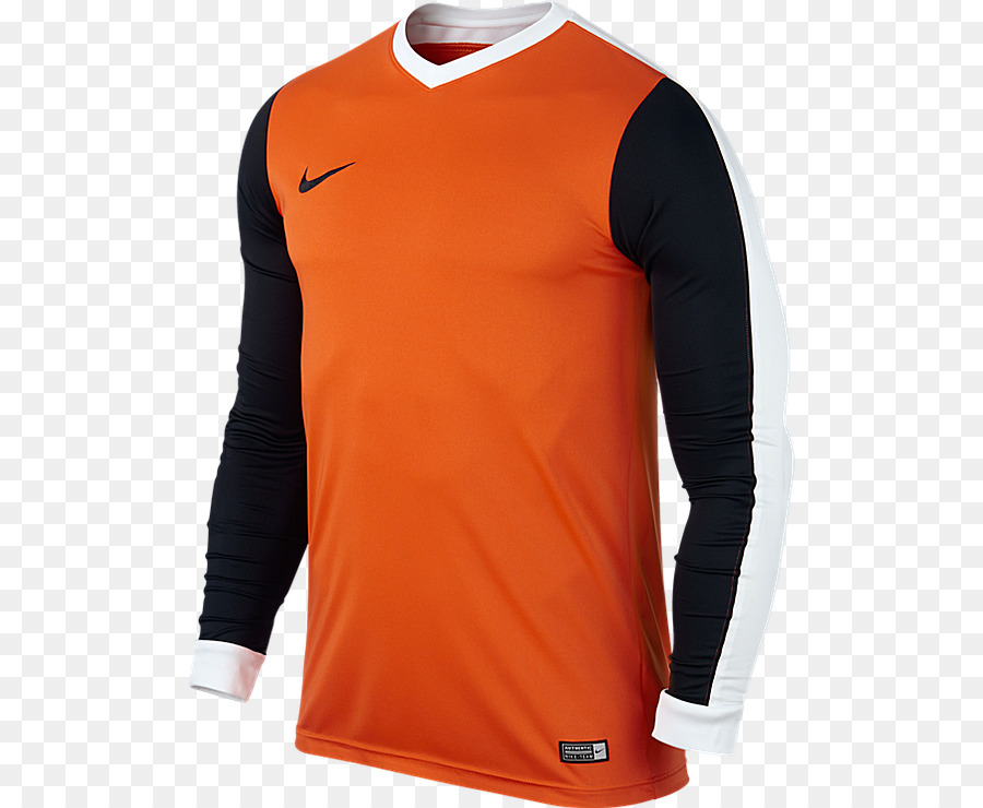 Langarm-T-shirt-Trikot Safety orange - T Shirt