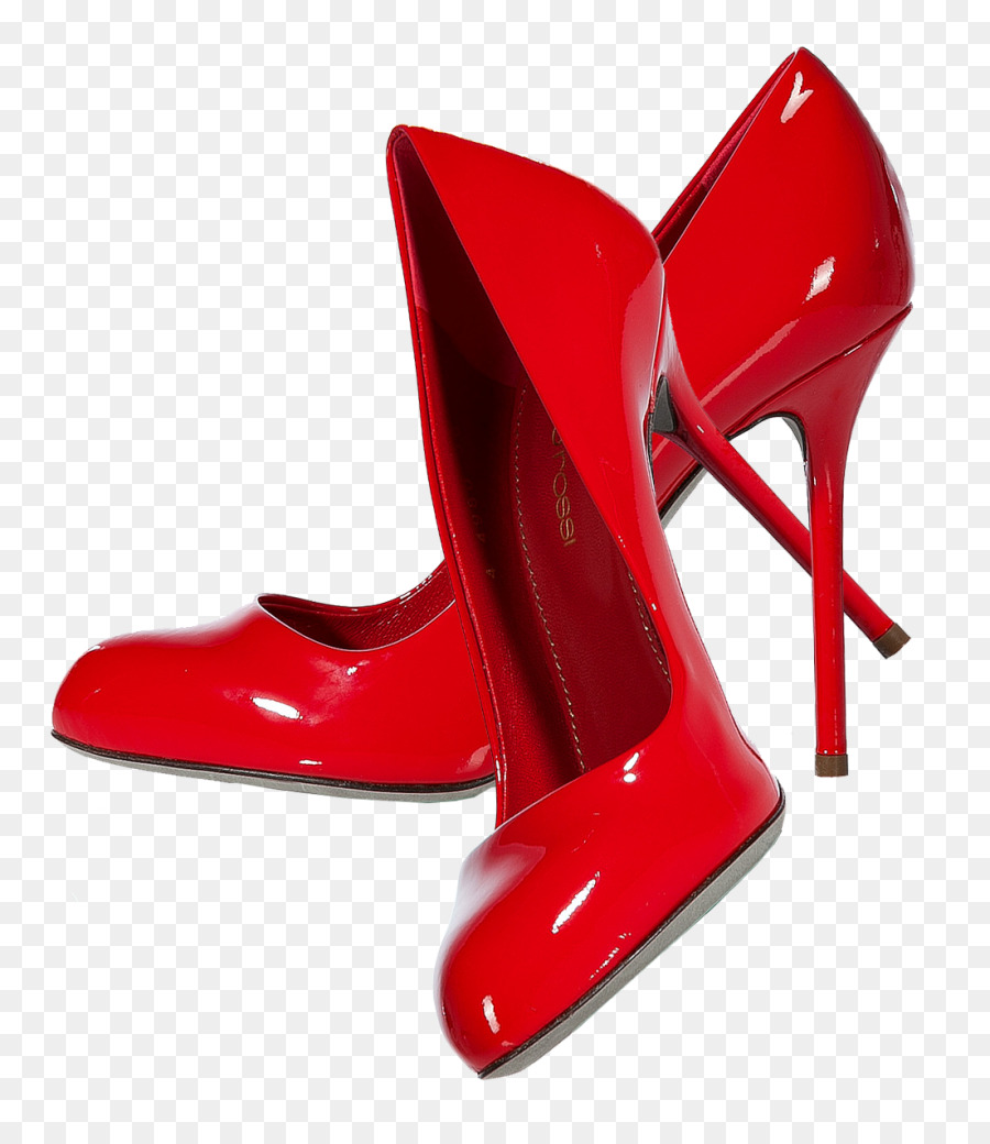Highheeled Shoe Red