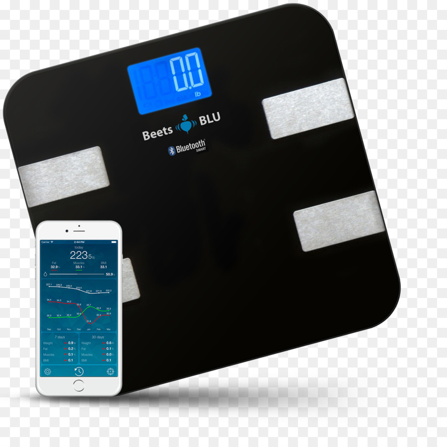 La scala di misura dell'iPhone 4S Personali di peso di Energia Bassa di Bluetooth - smartphone