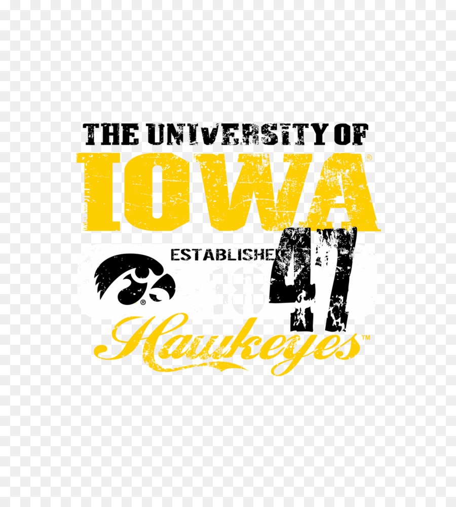 Università di Iowa Logo Brand Font - vetro