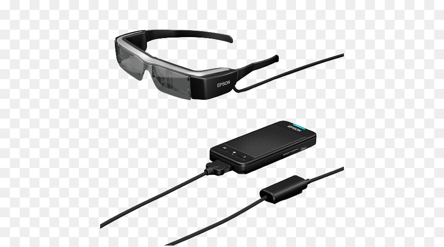 Head mounted display Smartglasses Epson, Google Glass Augmented reality - Peripherie