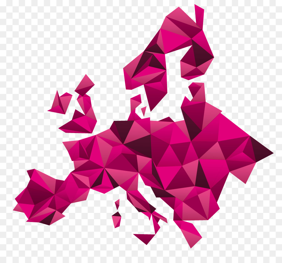 Mappa europa colore degli Occhi, Stati Uniti - Poligono mappa