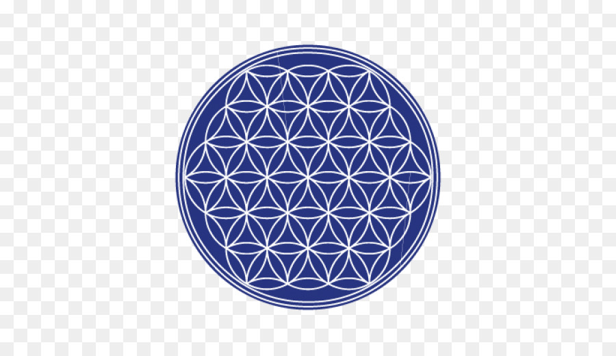 Überlappende Kreise grid-Heilige geometrie-Blume-Farbe - andere