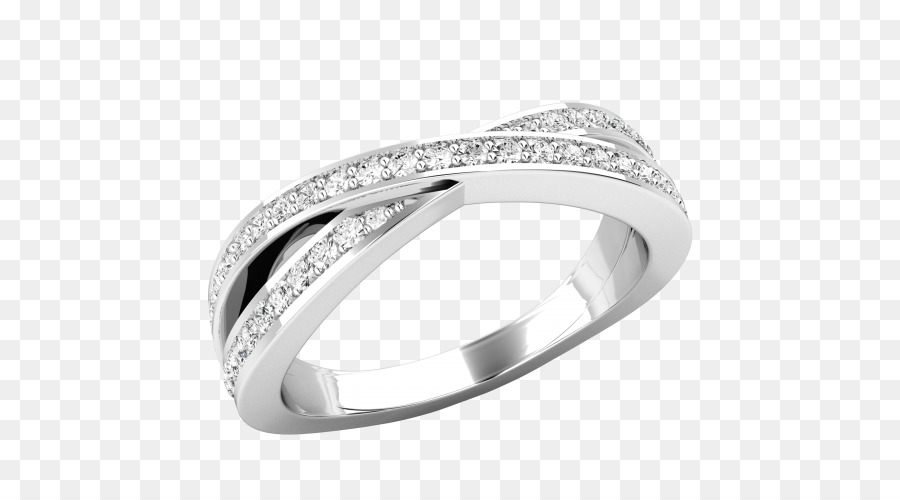 Ewigkeit ring Ehering Verlobungsring Diamant - die Braut sitzt auf dem ring