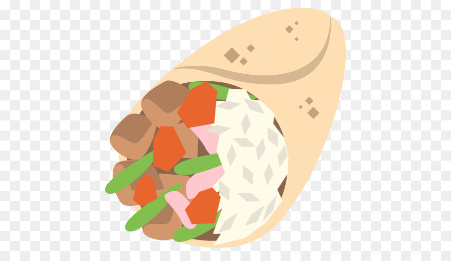 Burrito Emoji-Bier-Pizza-Essen - Emoji