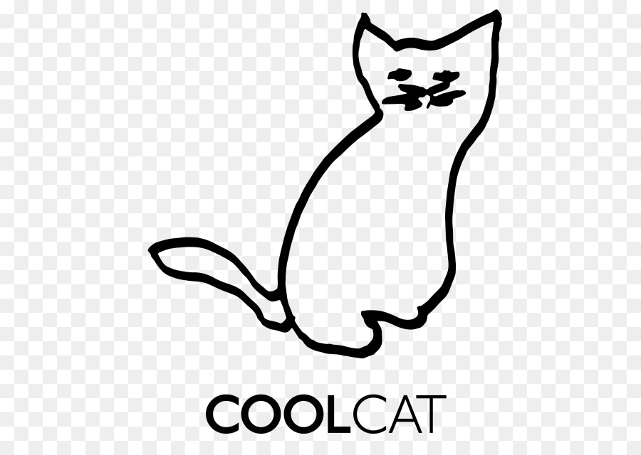 Baffi Cool Cat Publishing Line art, Clip art - gatto