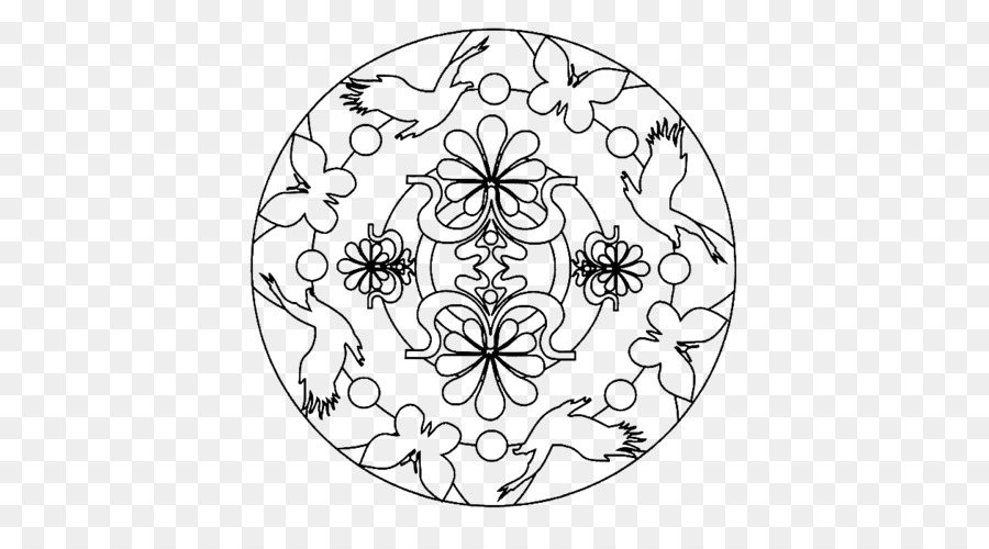 Malbuch Mandala Zeichnung Kind Geometrische Form - andere