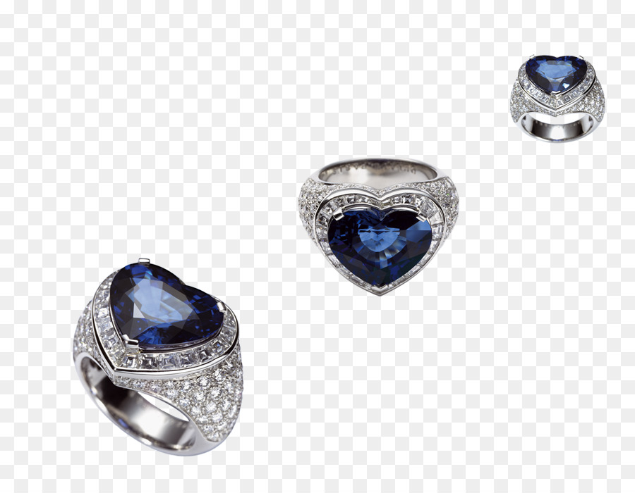 Sapphire bông Tai Cơ thể đồ trang Sức màu xanh Cobalt - sapphire