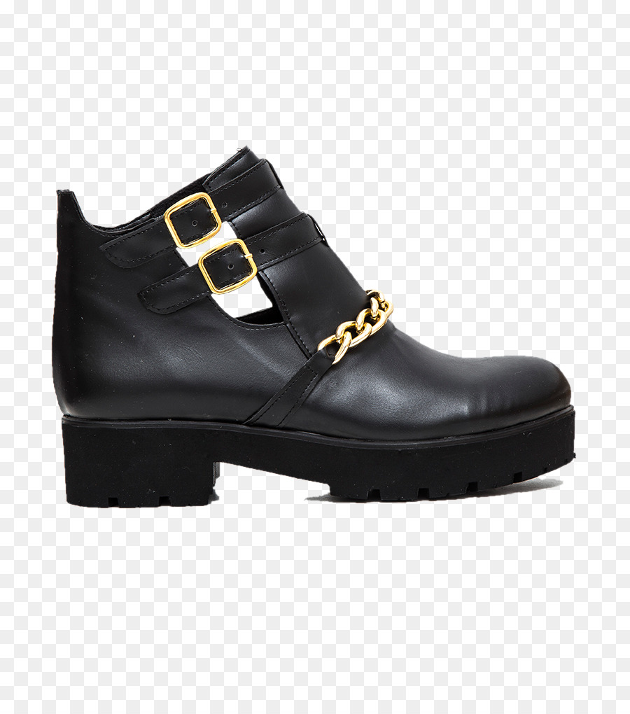 Leder Schuh Boot Walking Schwarz M - Boot
