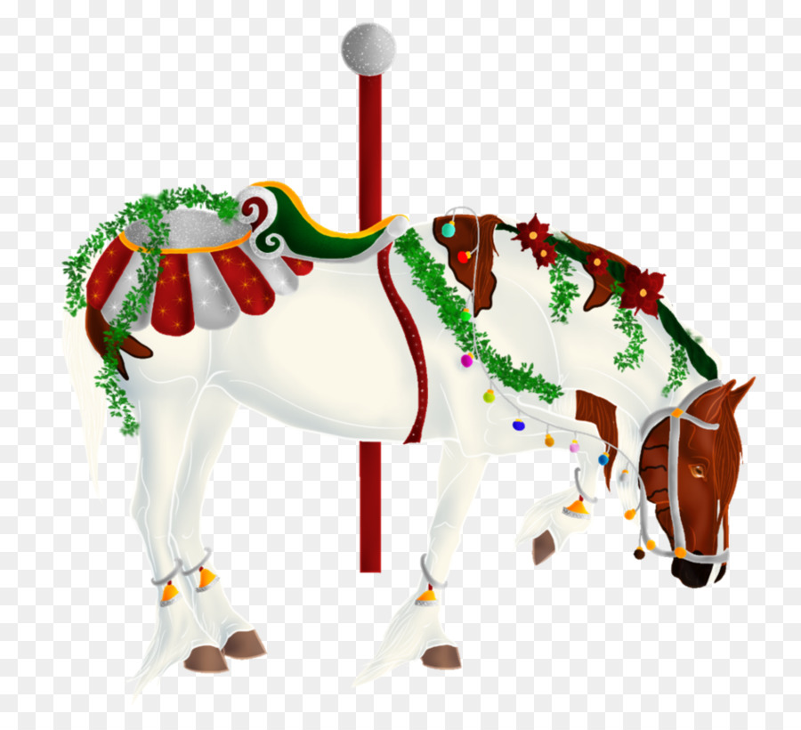 Pferd Weihnachten ornament - Pferd