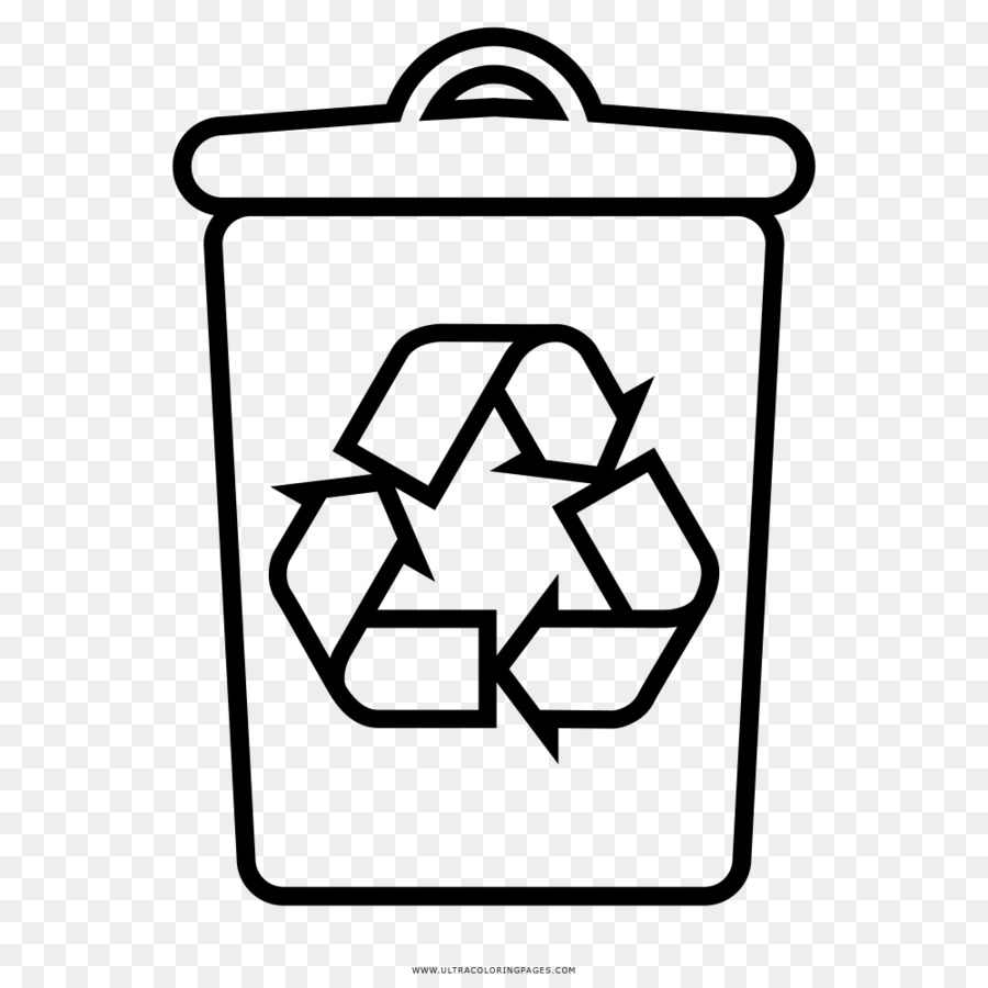 Papierkorb Müll & Abfall, Papier Körbe, Recycling symbol - Bea
