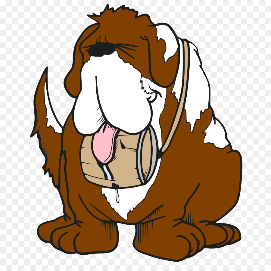 Con chó con Thánh Bernard Cát Hoạt hình Clip nghệ thuật - con chó con
