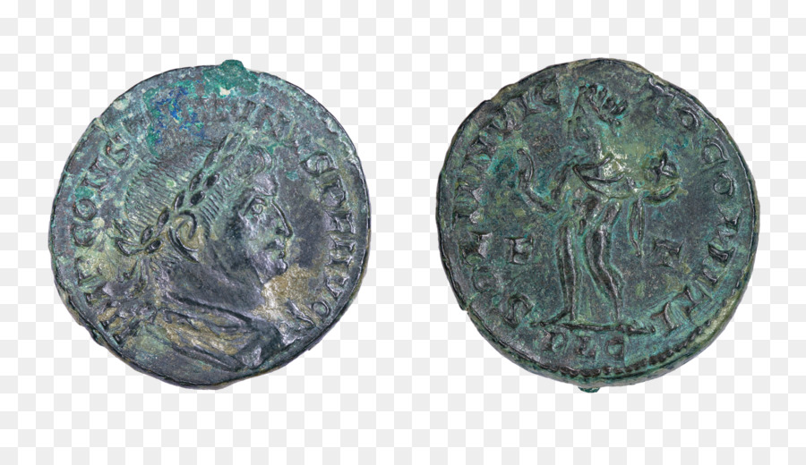 Münze römische Währung Nachahmung Athena Halbfinale - Münze