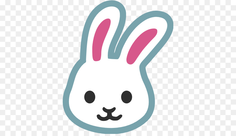 Emoticon Kaninchen Emoji-Osterhasen-Aufkleber - Kaninchen