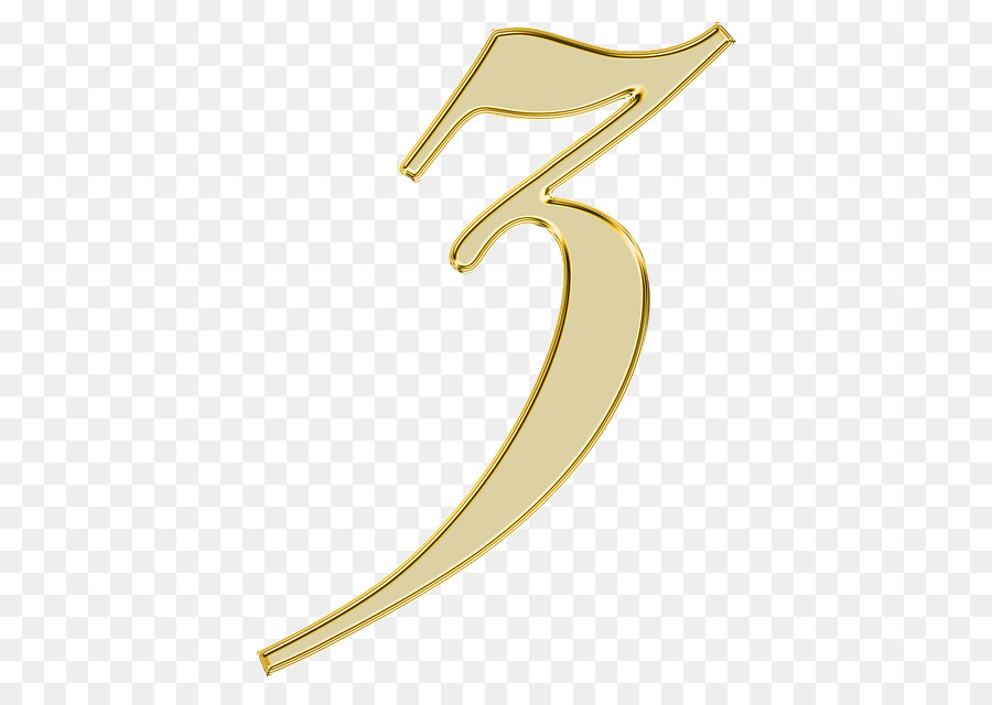 Carattere tipografico cifra Numerica Clip art - 0 oro