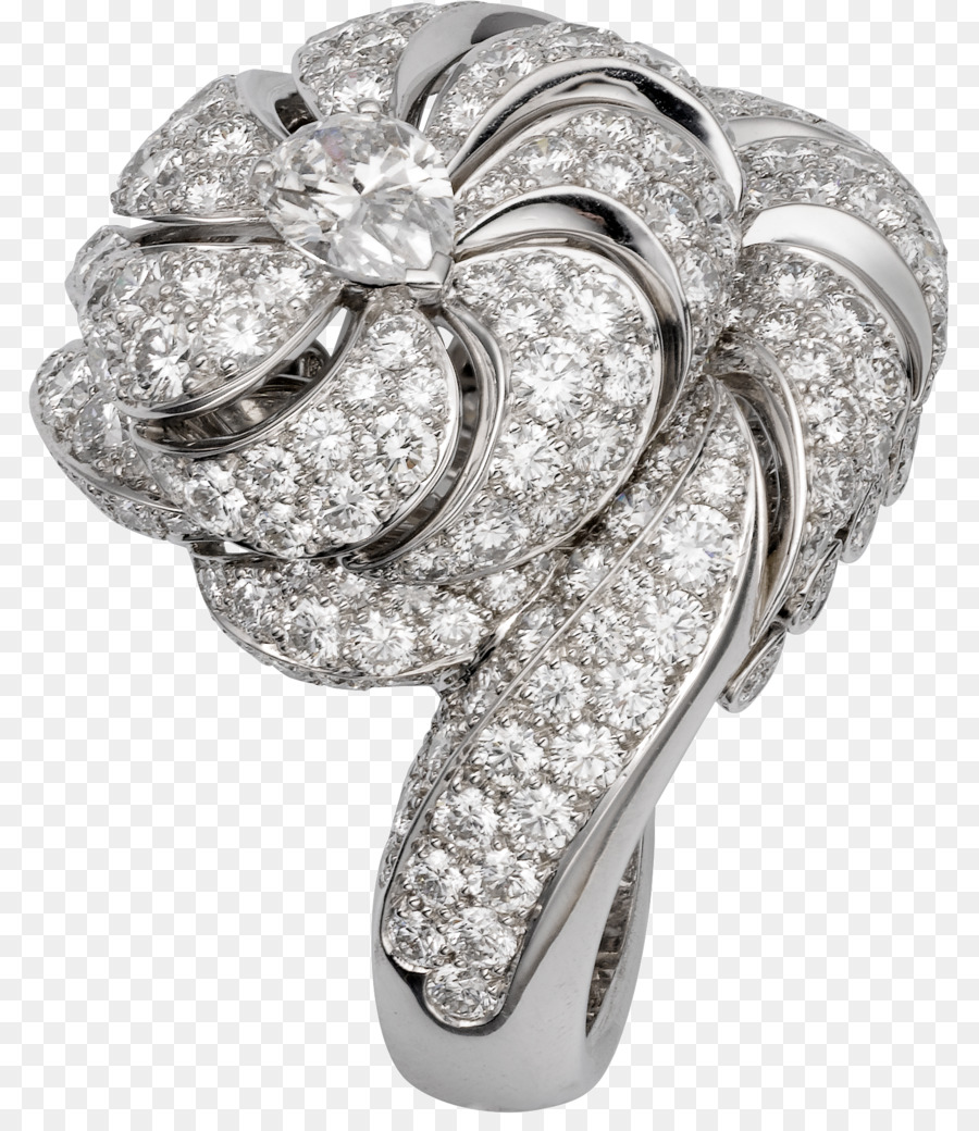 Hochzeit ring Bling-bling Silber-Körper-Schmuck - Ring