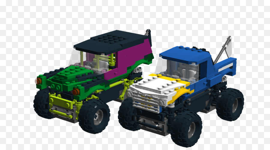 Đài kiểm soát xe Lego ý Tưởng xe Quái vật - xe