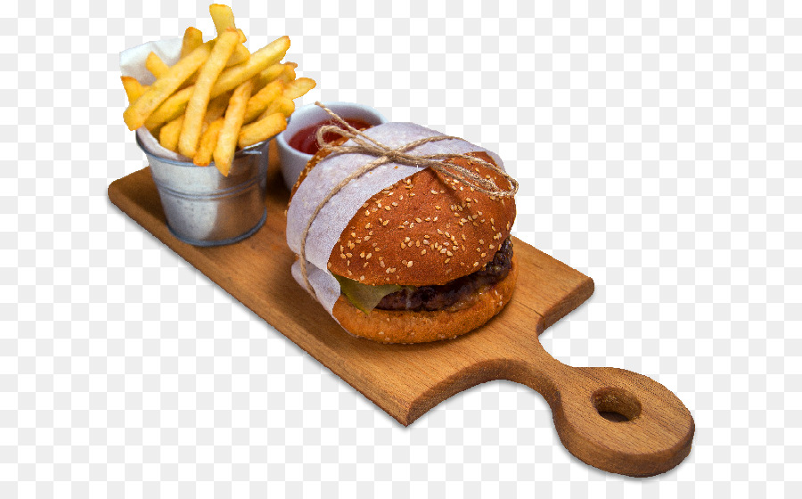 Khoai tây chiên phô mai sandwich Trượt Buffalo burger - đồ ăn vặt