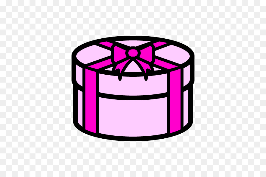 clip art - scatola rosa