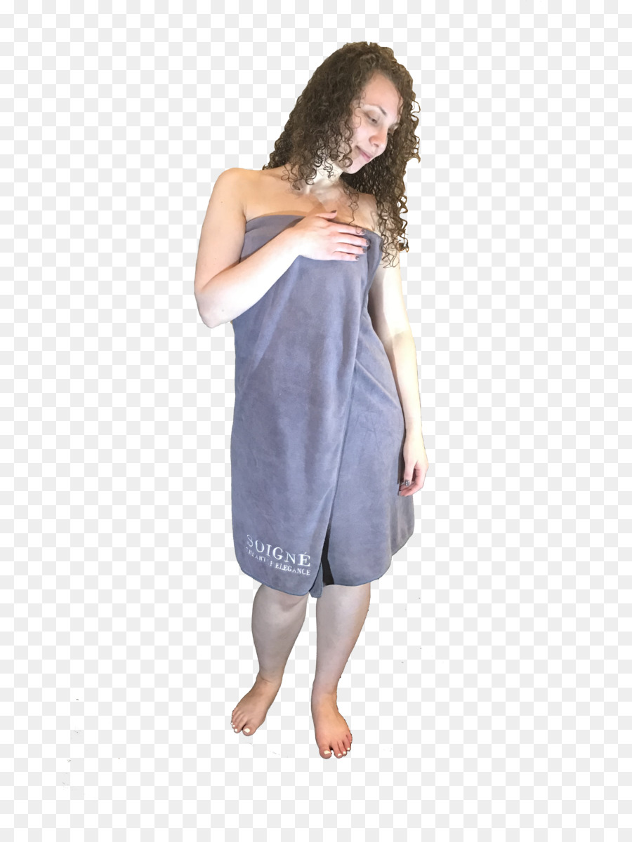 Spalla Costume Indumenti Da Notte Manica Microfibra - donna asciugamano
