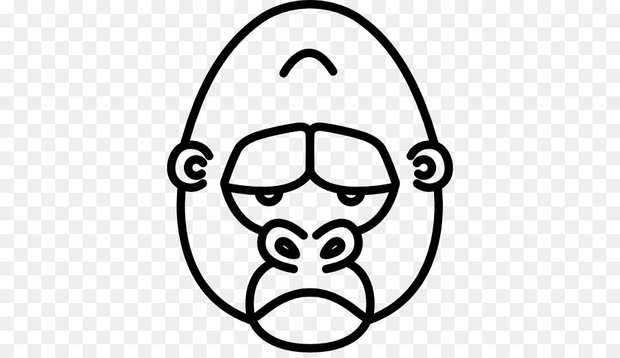Western lowland gorilla-Zeichnung T-shirt Orang - Gorilla