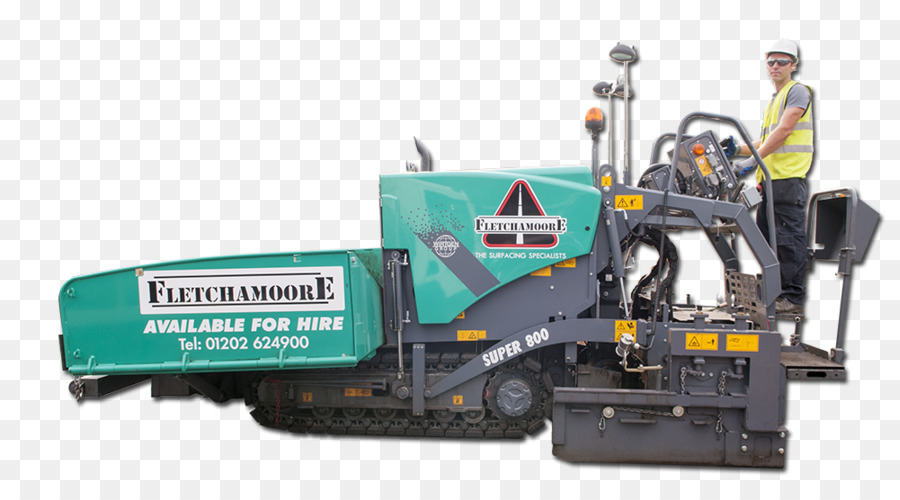 Fletchamoore Ltd Finitrice di macchinari pesanti Joseph Vögele - asfalto terra