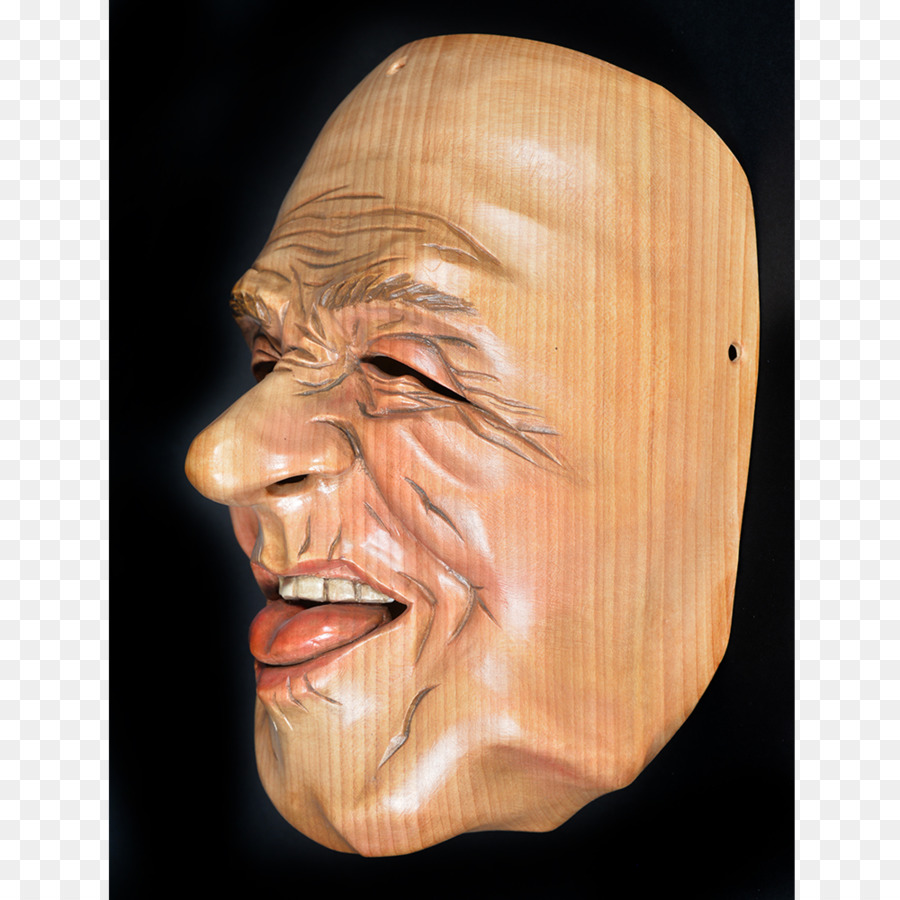 Kinn Kiefer Stirn Maske - afrikanische Maske Holz