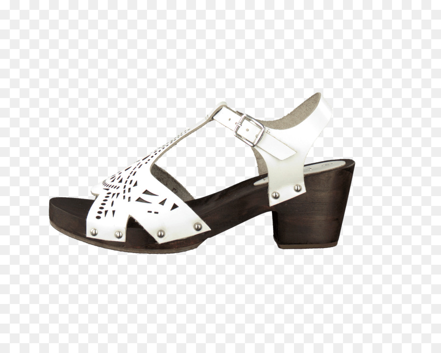 Bianco col tacco Alto Moda scarpa scarpa - Sandalo