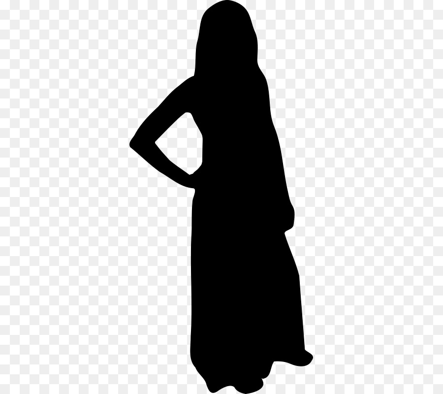 Le Donne musulmane nell'Islam la Donna Clip art - abito silhouette