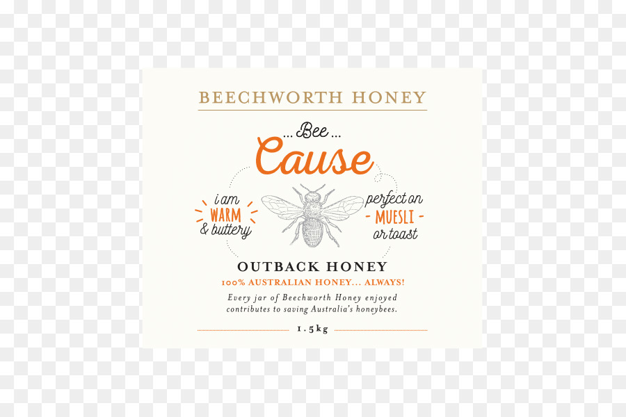 Beechworth Brindisi Colazione Muesli - le api e il miele etichetta