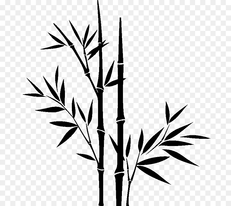 Tropical woody Bambus-Aufkleber-Papier-Wand-Abziehbild - - Bambus Muster