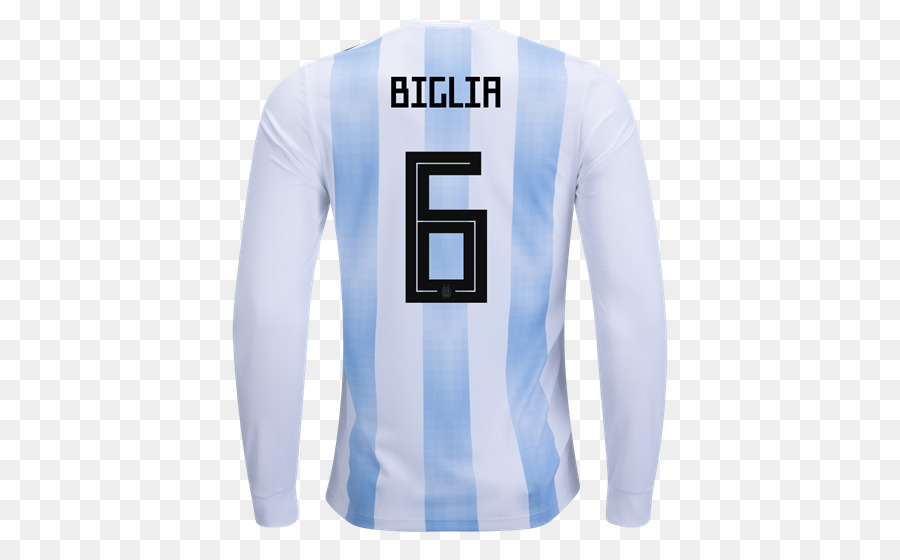Argentinien Fußball Nationalmannschaft bis 2018 World Cup Jersey Langarm Shirt - Shirt